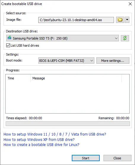 Burn a Bootable CD or DVD — example PowerISO interface screenshot