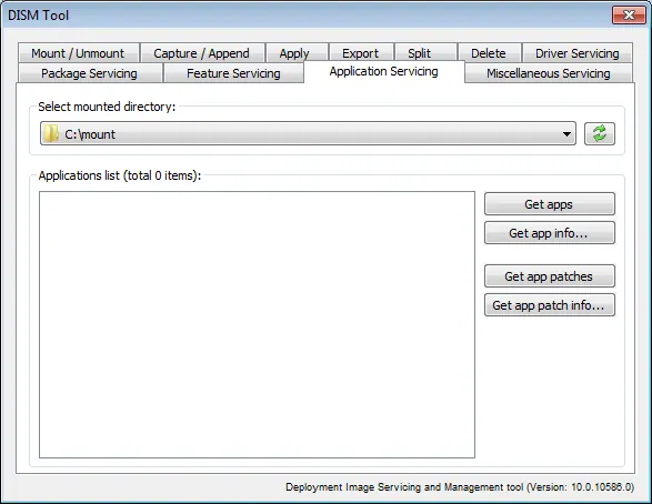 Apply a Windows Image to a Target — example PowerISO interface screenshot